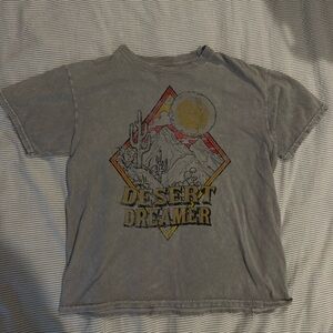 Desert Dreamer Kids Short Sleeve Gray Tee